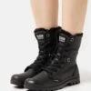 Palladium Baggy- Lace-Up Ankle Boots - Black -Stride Shop 91e4b38c2c854c76a58bda0c262c3358