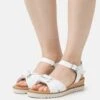 Gabor Comfort Wedge Sandals - Weiß -Stride Shop 9e739b353d7041da9e9d2517c7901342
