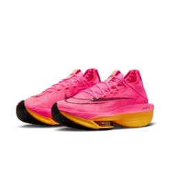 Nike | Women's Alphafly 2 Road Racing Shoes - Hyper Pink -Stride Shop DN3559 600 W Nike AlphaflyNEXT Flyknit2 frontside