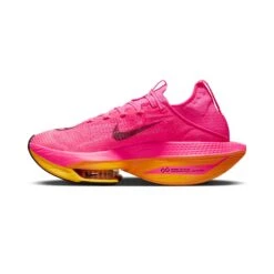Nike | Women's Alphafly 2 Road Racing Shoes - Hyper Pink -Stride Shop DN3559 600 W Nike AlphaflyNEXT Flyknit2 side2
