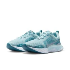 Nike | Men's React Infinity Run Flyknit 3 Running Shoes - Ocean Bliss -Stride Shop DZ3014 400 M Nike ReactInfinityRunFlyknit3 frontside