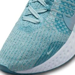 Nike | Men's React Infinity Run Flyknit 3 Running Shoes - Ocean Bliss -Stride Shop DZ3014 400 M Nike ReactInfinityRunFlyknit3 toe