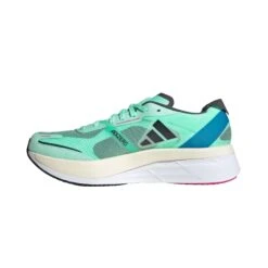 Adidas | Men's Adizero Boston 11 Running Shoes - Pulse Mint -Stride Shop GV9064 M adidas AdizeroBoston11 side