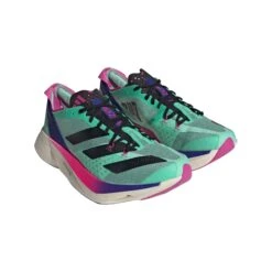 Adidas | Unisex Adizero Adios Pro 3 Running Shoes - Pulse Mint -Stride Shop GW4249 Unisex AdizeroAdiosPro3 Pair Frontview