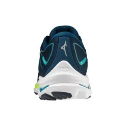 Mizuno | Men's Wave Rider 25 Running Shoes - Gibraltar Sea -Stride Shop J1GC210302 M mizuno waverider25 back