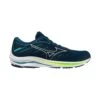 Mizuno | Men's Wave Rider 25 Running Shoes - Gibraltar Sea -Stride Shop J1GC210302 M mizuno waverider25 right
