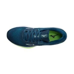 Mizuno | Men's Wave Rider 25 Running Shoes - Gibraltar Sea -Stride Shop J1GC210302 M mizuno waverider25 top