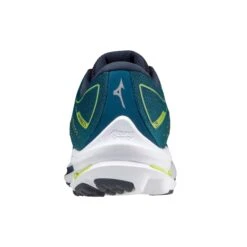 Mizuno | Men's Wave Rider 25 Running Shoes - Harbour Blue 11 Mizuno | Men's Wave Rider 25 Running Shoes - Harbour Blue -Stride Shop J1GC210382 M Mizuno Waveride25 back