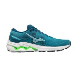 Mizuno | Men's Wave Inspire 18 Running Shoes - Algiers Blue 11 Mizuno | Men's Wave Inspire 18 Running Shoes - Algiers Blue -Stride Shop J1GC224402 M Mizuno WaveInspire18 side