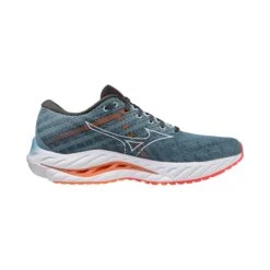 Mizuno | Men's Wave Inspire 19 Running Shoes - Provincial Blue -Stride Shop J1GC234401 M Mizuno WaveInspire19 side2