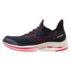 Mizuno | Women's Wave Rider Neo Running Shoes - Navy -Stride Shop J1GD207809 F mizuno waveriderneo left