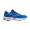 Mizuno | Women's Wave Rider 25 Running Shoes - Blue -Stride Shop J1GD210387 F Mizuno WaveRider25 side2