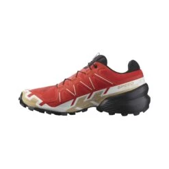 Salomon | Men's Speedcross 6 Running Shoes - Fiery Red -Stride Shop L41738200 M Salomon Speedcross6 side2