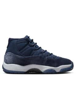 Wmns Air Jordan 11 Retro - High-Top Trainers - Midnight Navymtlc Slvr White -Stride Shop a1b07dc4413045dfb280ec672675ded9