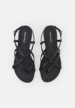 Anna Field Leather- T-Bar Sandals - Black -Stride Shop a4e3210b0e504815b86a8e3f05eb7301