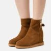 Anna Field Leather Winter Boot - Ankle Boots - Cognac -Stride Shop a93a0fd4c746475d97bb24b996d066a1