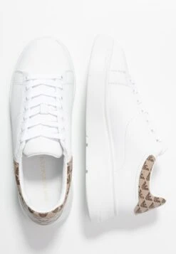 Emporio Armani Trainers - White/Ecru -Stride Shop a95d5e9d23c340c2b24a98e2a74bcbbd