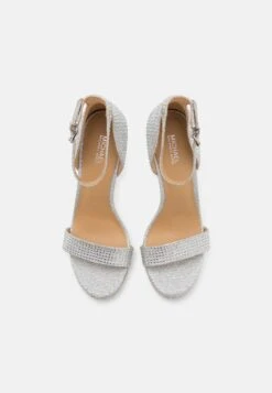 MICHAEL Michael Kors Jordyn Platfrom- Platform Sandals - Silver -Stride Shop ab72aa61931849999d8c6042dd988934