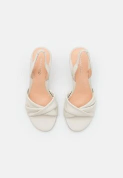 Anna Field Leather- High Heeled Sandals - White -Stride Shop abef80c8e7174c82a5776fcc9509b5c4