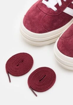 Adidas Originals Gazelle Bold- Trainers - Shadow Red/Footwear White/Core White -Stride Shop ae225191caa04d798125fe7132dd2b99