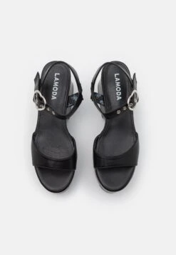 Lamoda Wait For Me - High Heeled Sandals - Black/Red -Stride Shop b29b35367115443faccd5c2a8da9c4e0