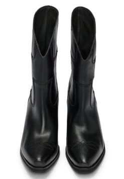 Hugo Mileyheel70-N - Cowboy/Biker Ankle Boot - Black -Stride Shop b330508613f64bfe9486b4c0bb2c6c2a