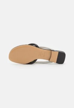 Mansur Gavriel Filo - T-Bar Sandals - Black/Chalk -Stride Shop b5d787814449420a9accbeff010aa667