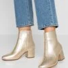 Anna Field Ankle Boots - Gold -Stride Shop b8d4151b5e0e4d16b611dc9fd8de0b32