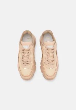 Furla Lace Up- Trainers - Nude -Stride Shop b91d196e72b044398e936231ba74fa7b