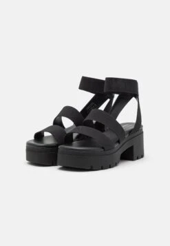 Call It Spring Vegan Shelbyy - Platform Sandals - Black -Stride Shop b93e583e136c40e5a2270cc7ba098c83