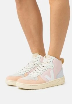 Veja High-Top Trainers - Petale/White/Multi-Coloured