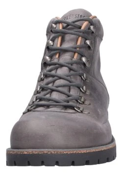 Birkenstock Jackson Lenu- Lace-Up Ankle Boots - Graphite -Stride Shop c15b857e581a47d28b914277bb202ca6