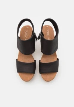 Toms Majorca Platform - High Heeled Sandals - Black -Stride Shop c40abeec2e3843fb9838a86d201abc11