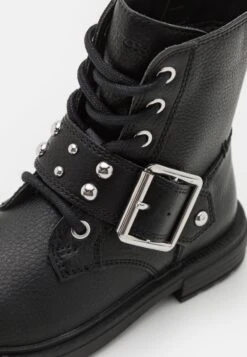 Geox Eclair Girl - Lace-Up Ankle Boots - Black -Stride Shop c6eaca655afe4748a3d9ec5bfadc9d1c