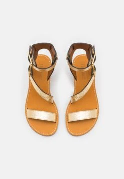 Zadig & Voltaire Cecilia Caprese- Ankle Cuff Sandals - Gold -Stride Shop c80d67a9a2c74933a7426f4fb95c38c3