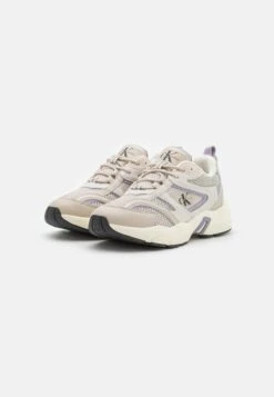 Calvin Klein Jeans Retro Tennis- Trainers - Eggshell/Lavender Aura -Stride Shop cc29a2c2f023492192a8e3066fe365cb