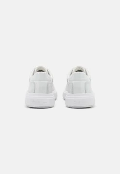 Calvin Klein Raised Cupsole Lace Up - Trainers - White -Stride Shop cf2c4001641343e7a0353011a80260e1
