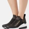 MICHAEL Michael Kors Willis Wedge Trainer - Trainers - Black/Bronze -Stride Shop d1f8caf3ba0c4bb48d0147a05a2f18e2