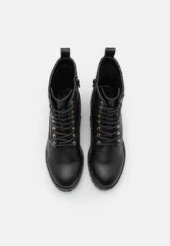 Lace-Up Ankle Boots - Black -Stride Shop d8a44c02dd8143e698bac79d3be3eb38