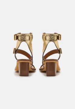 Zadig & Voltaire Cecilia Caprese- Ankle Cuff Sandals - Gold -Stride Shop d91c0da95dfa49938059408b88b2c180