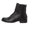 Tamaris Lace-Up Ankle Boots - Black Snake -Stride Shop d9e6969080e347b39e1c153cec42643f