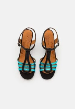 Chie Mihara Babi - High Heeled Sandals - Black/Citroen Sky -Stride Shop daea504954594c3e8807b8f180f07777