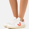 Veja V-10 - Trainers - White/Orange -Stride Shop df1326b28ade427db8625ad854d26623