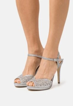 Menbur High Heeled Sandals - Silber