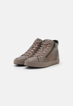 Geox Blomiee - High-Top Trainers - Dark Taupe -Stride Shop e1276972166245eabf55c439f0b32f25