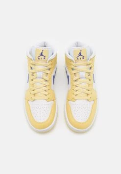 Air Jordan 1 Mid - High-Top Trainers - Lemon Wash/Lapis White -Stride Shop e21512280ee24e2a9cfa129a9f15741c