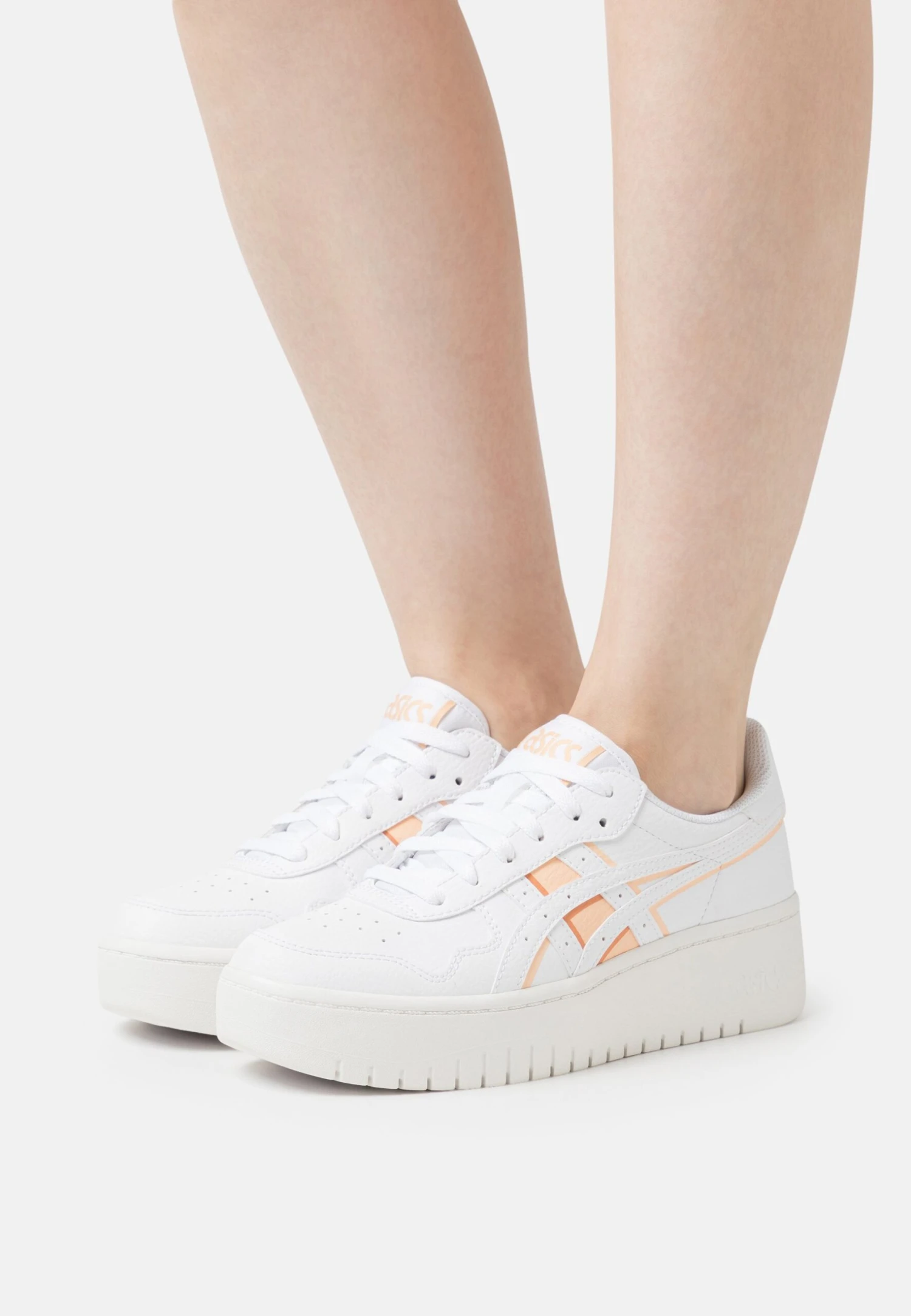 ASICS SportStyle Japan S Pf - Trainers - White/Apricot Crush 3 ASICS SportStyle Japan S Pf - Trainers - White/Apricot Crush