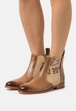 MELVIN & HAMILTON Susan- Classic Ankle Boots - Tortora/Coffee Jute/Natural