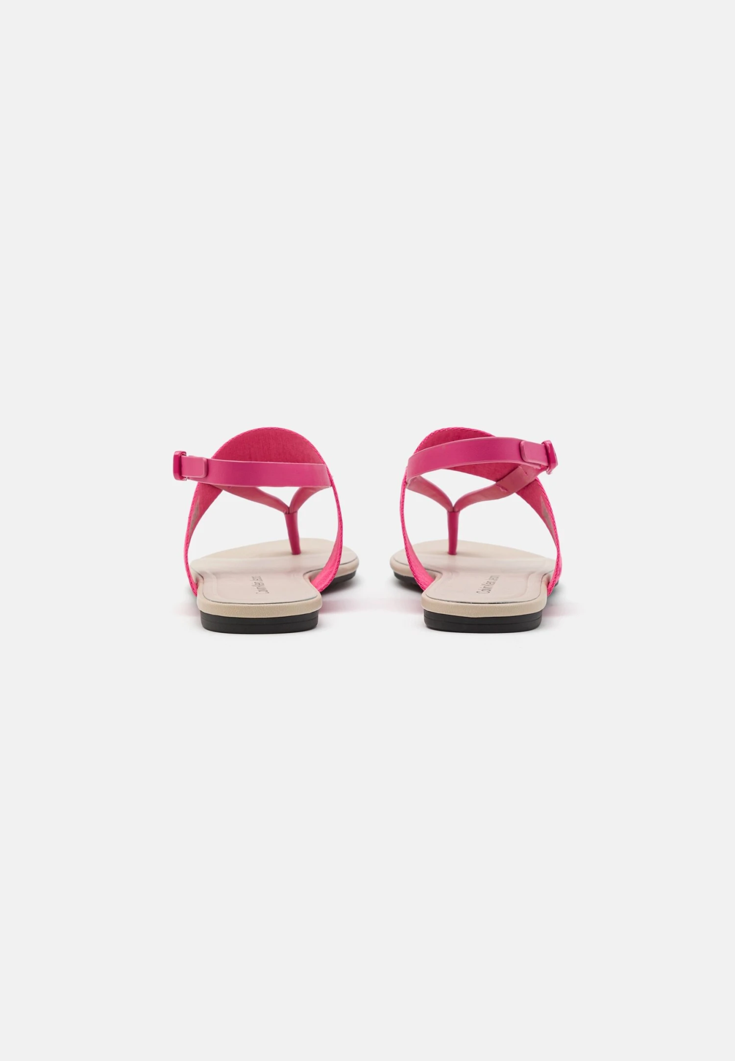 Calvin Klein Jeans Flat Webbing - T-Bar Sandals - Raspberry Sorbet 6 Calvin Klein Jeans Flat Webbing - T-Bar Sandals - Raspberry Sorbet - Image 4
