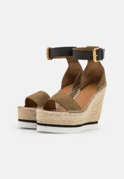 See By Chloé Glyn - Platform Sandals - Khaki -Stride Shop ecfa9279d16f430390836ff5716094a7